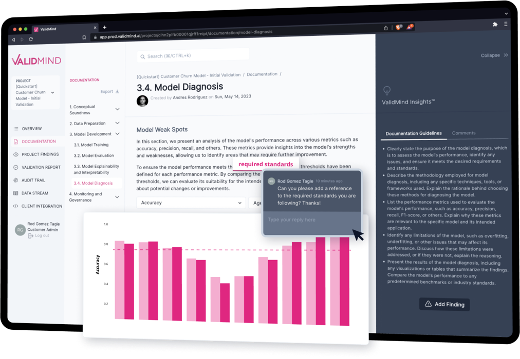 An image showing the main ValidMind Platform UI main dashboard